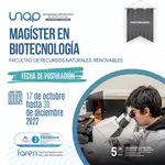 Oferta Programa: Magister en Biotecnología